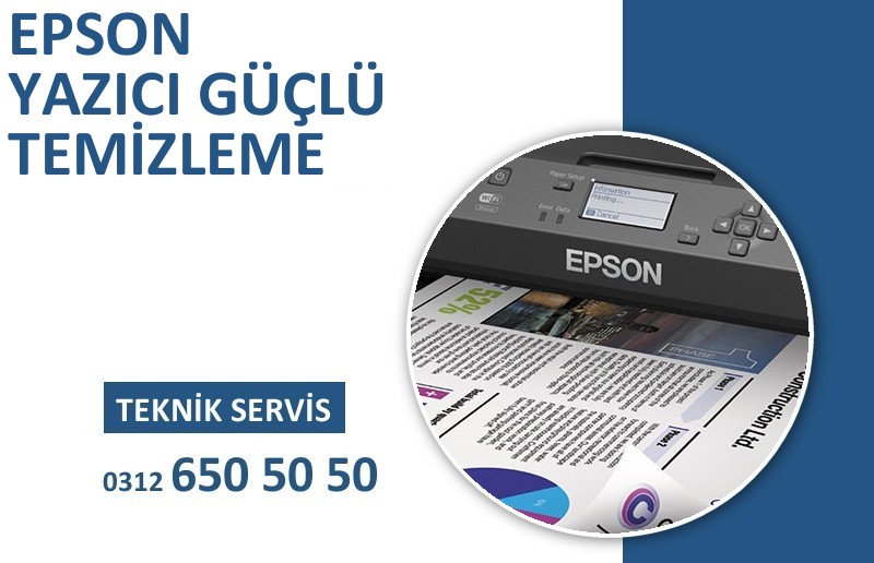 Epson Yazıcı Güçlü Temizleme Nasıl yapılır