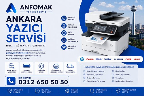 Ankara yazıcı servisi arıza tespiti