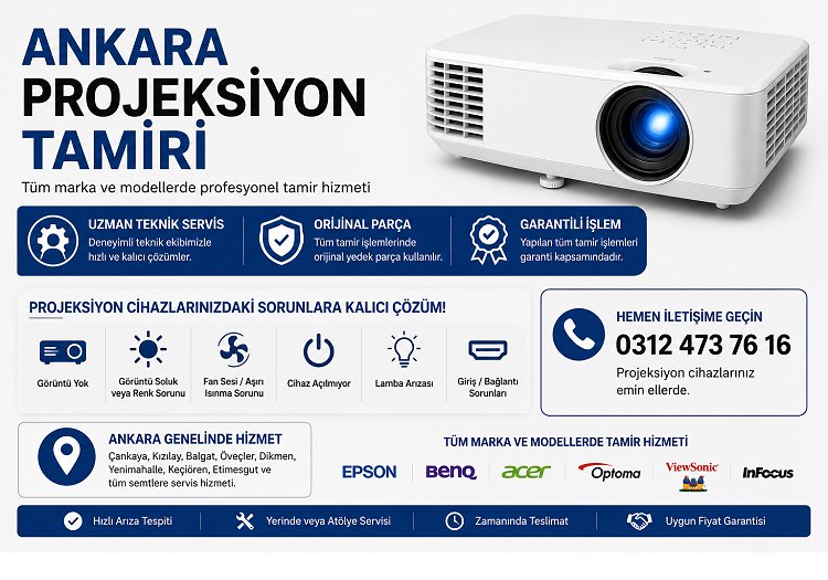 Acer Projeksiyon Teknik Servisi Ankara